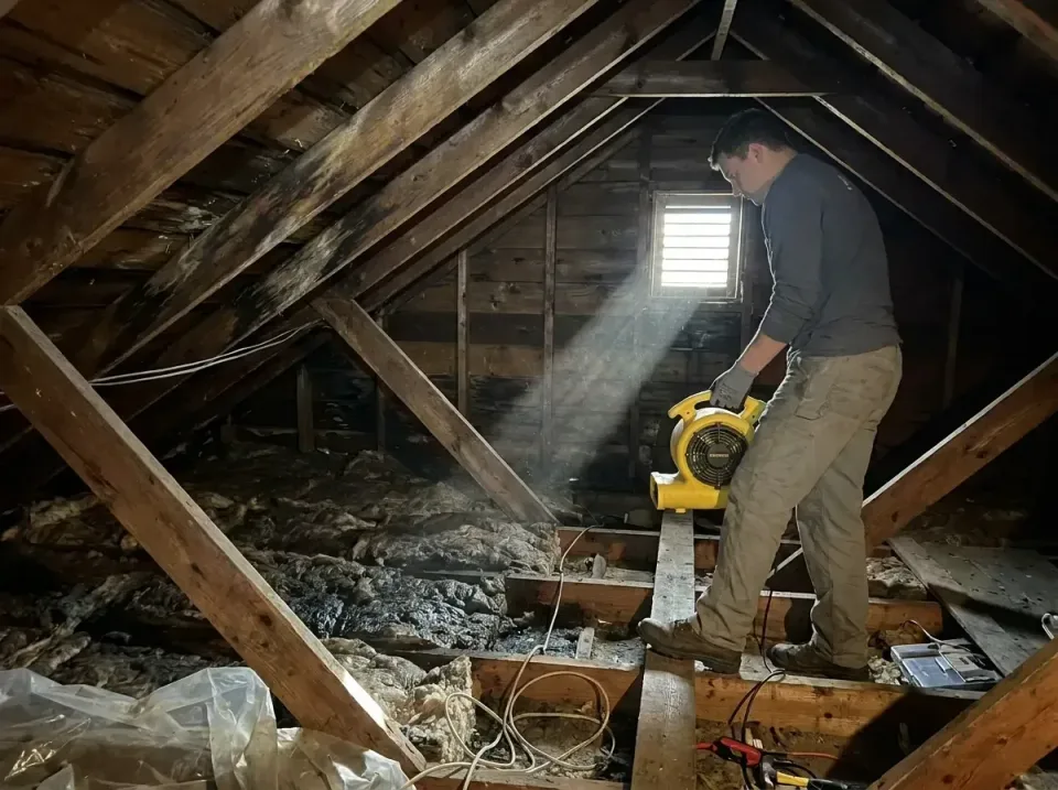 attic-water-damage-drying-proc-007 — frequently asked questions, Emergency Water Extraction & 24/7 Flood Response in Moose L…